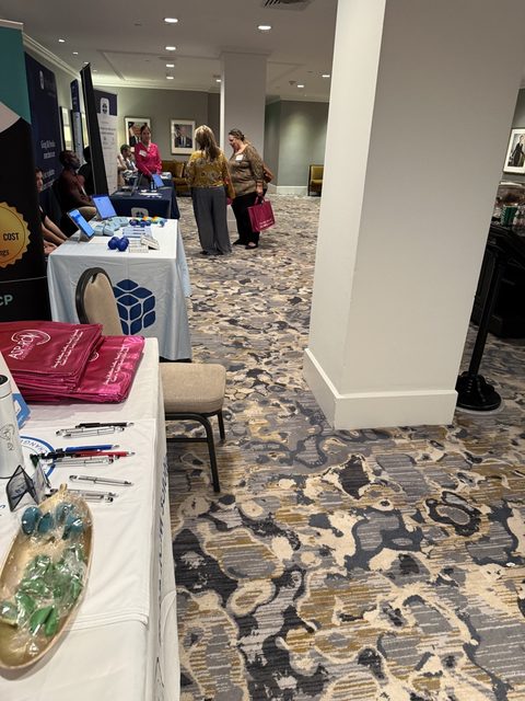 CASP exhibit hall aisle, CASP Leadership Summit 2026, photo 7 of 19