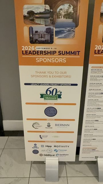 CASP 2026 Leadership Summit sponsors board, CASP Leadership Summit 2026, photo 9 of 19