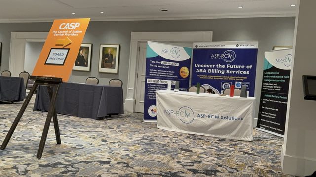 ASP-RCM booth in the CASP exhibit hall, CASP Leadership Summit 2026, photo 11 of 19