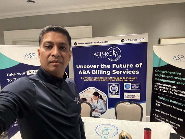 At the ASP-RCM ABA billing banners, CASP Leadership Summit 2026, photo 12 of 19