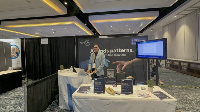 ASP-RCM booth with the display screen, RISE West 2026, photo 12 of 21