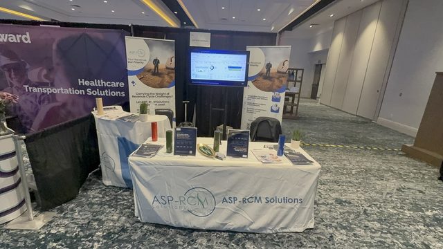 ASP-RCM booth banners and table, RISE West 2026, photo 19 of 21