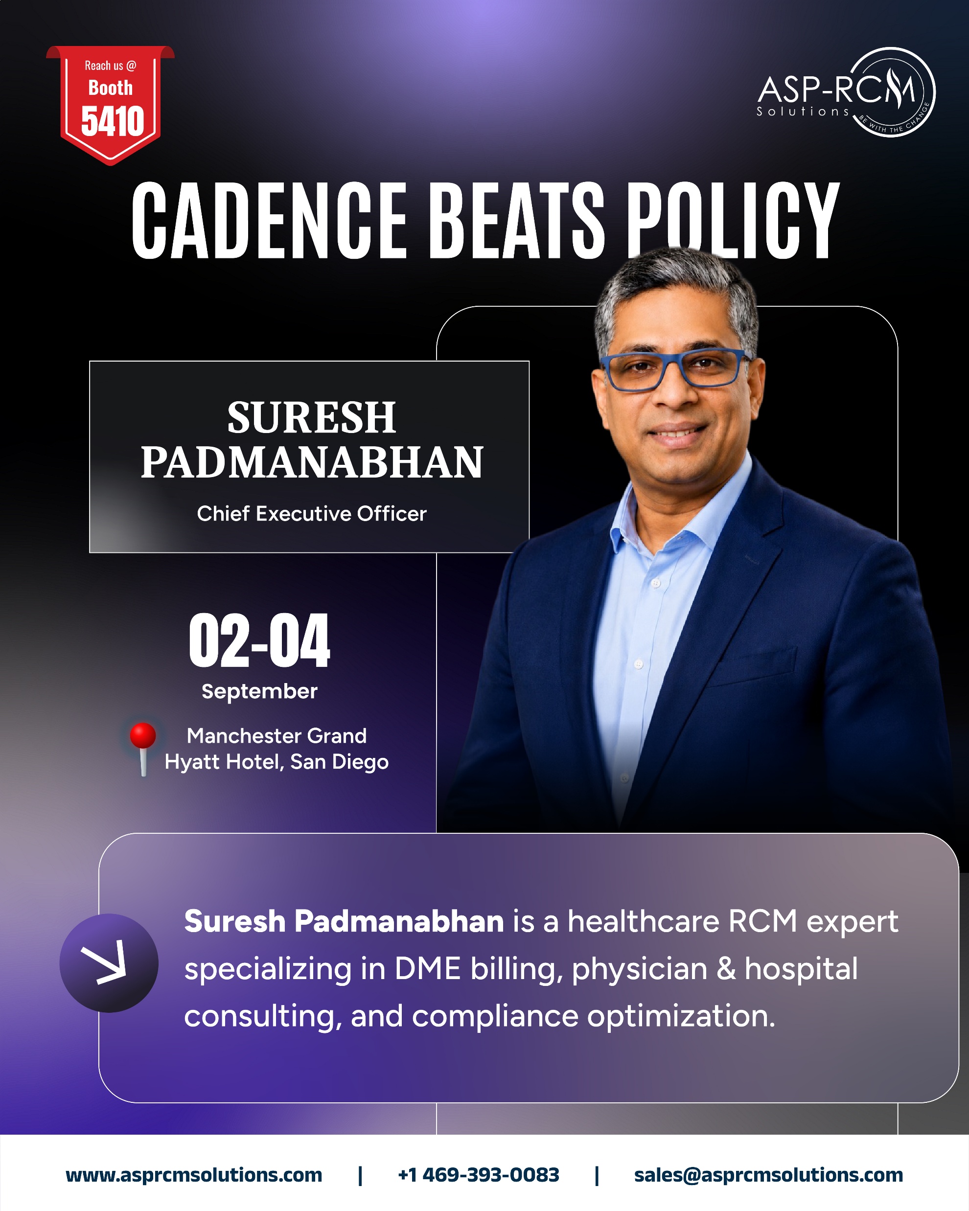 ASP-RCM Suresh Padmanabhan, Chief Executive Officer, at RISE West 2026