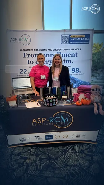 Taylor Rathbone and a colleague at the ASP-RCM booth, SC ABA 2026, photo 1 of 7